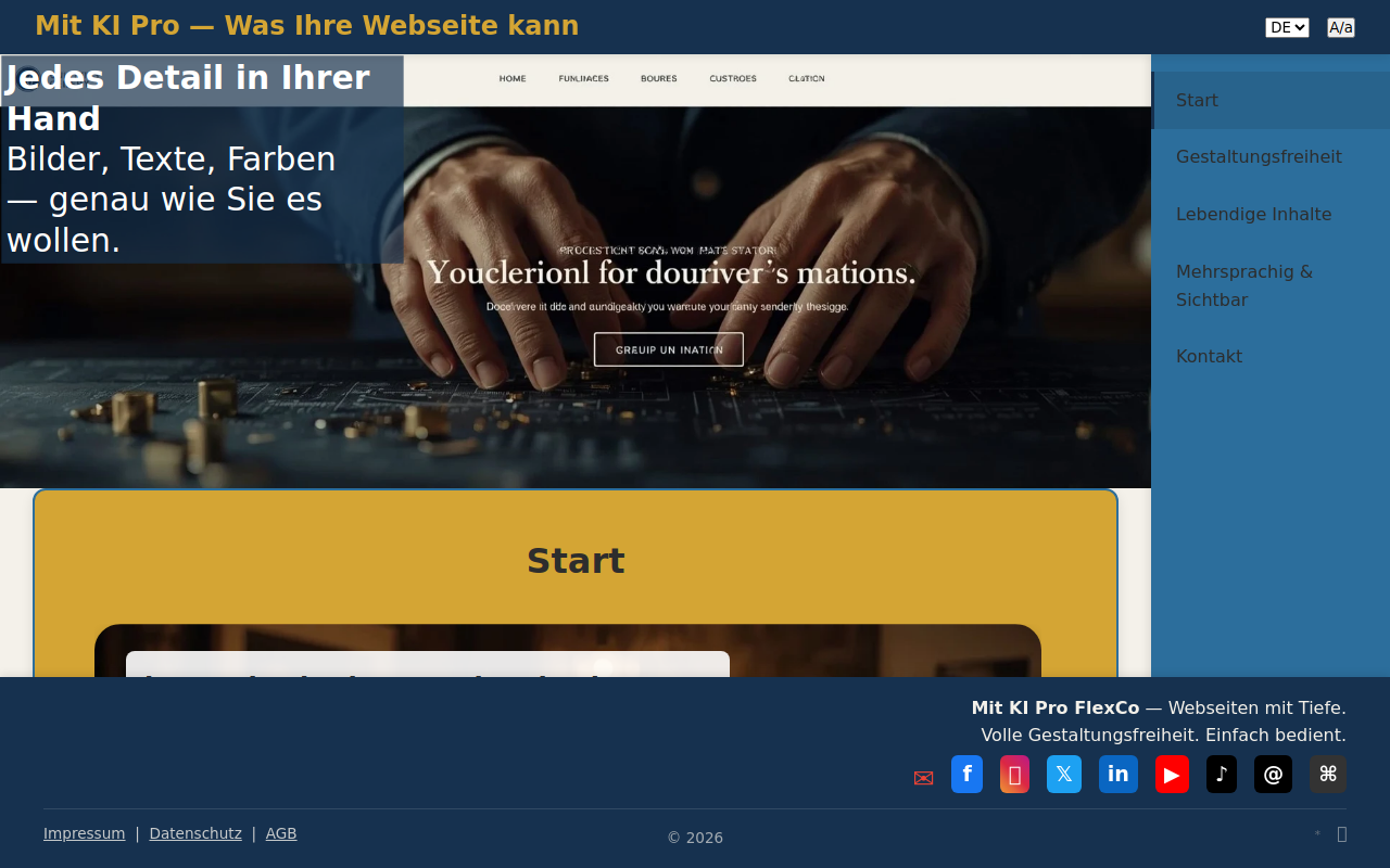 Was Ihre Webseite alles kann