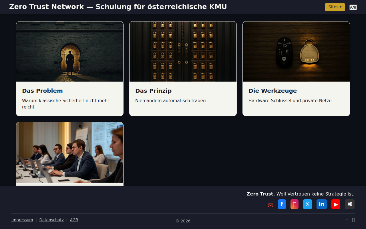 Sichere Zugänge für Unternehmen
